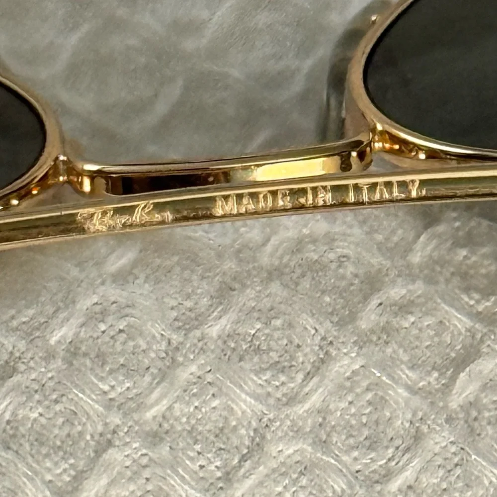 Ray-Ban Made in Italy Aviator Sunglasses 135 - Picture 7 of 8